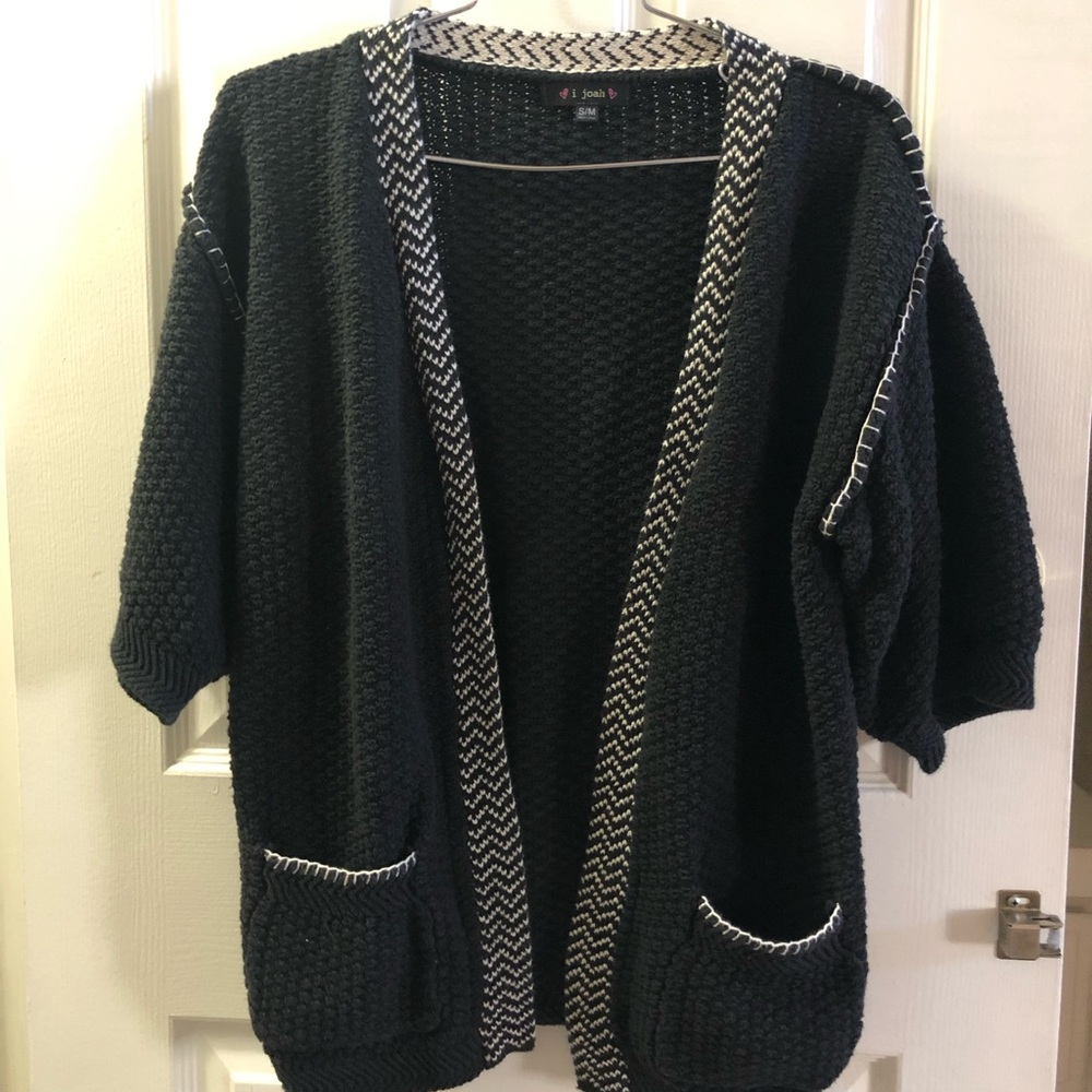 Black chunky cardigan